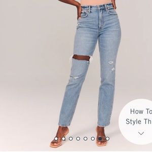 Curve Love 90s Ultra High Rise Straight Jeans